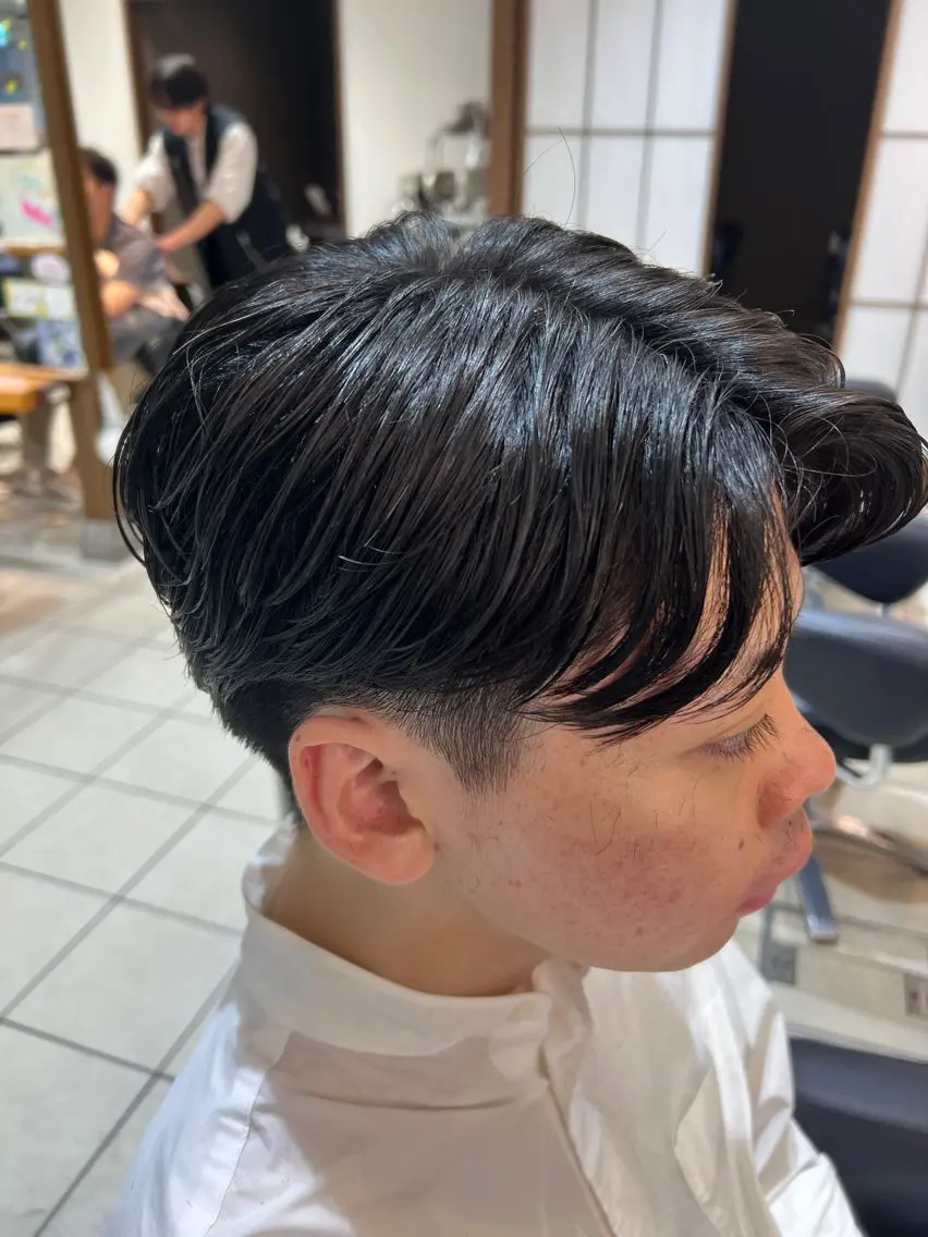 メンズカットにヘッドスパがつくお得なメニューです!の写真
