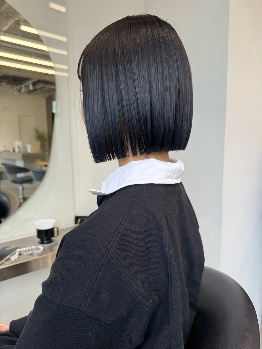 全頭縮毛矯正🌀モデル(2stepトリートメント付)✨️※補足説明をお読みくださいの写真