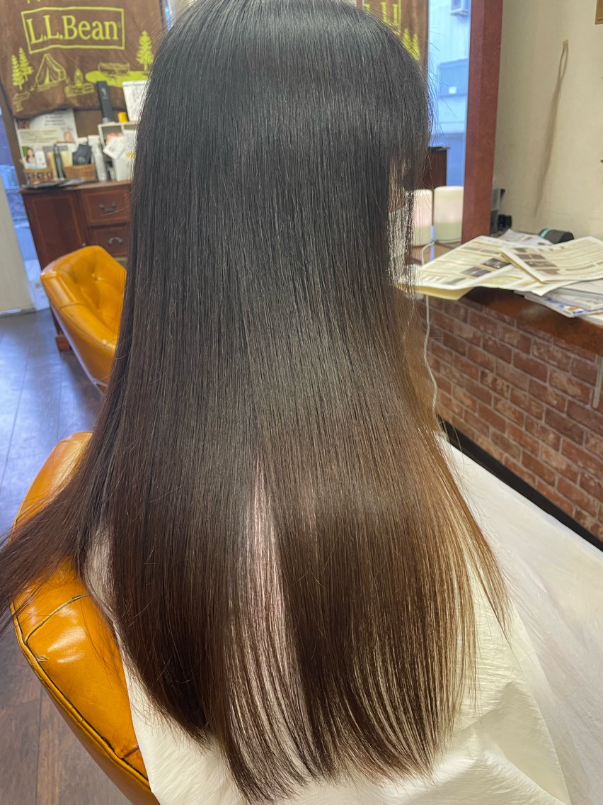 ロング パーマ 桧山 真のヘアスタイル