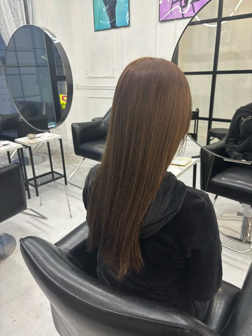 ロング トリートメント トリートメント MaisonHALU さくらのヘアスタイル
