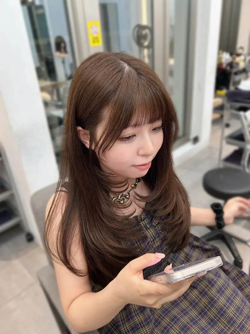 【⚠️特別価格⚠️】✂シングルカラー ＋ 前髪、顔周りカット✂の写真