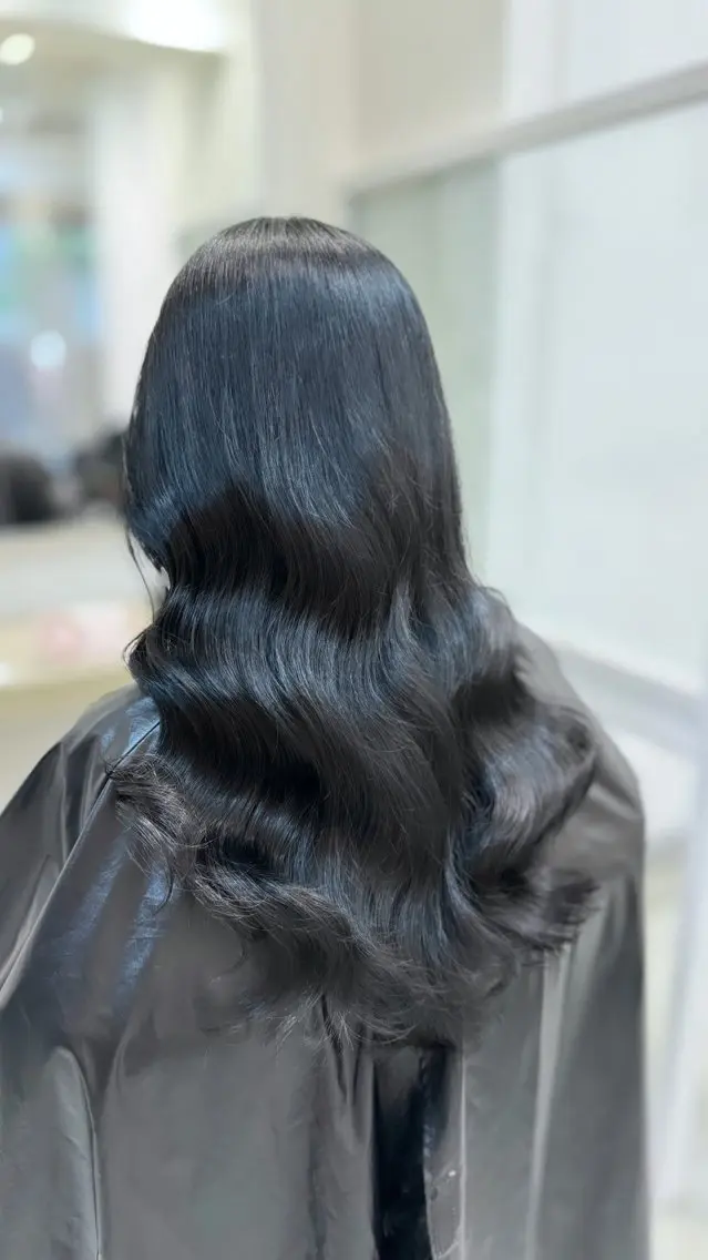 セミロング カラー ヘアアレンジ ヘアカラー トリートメント ヘッドスパ ヘアセット 完全💗マンツーマン marinのヘアスタイル