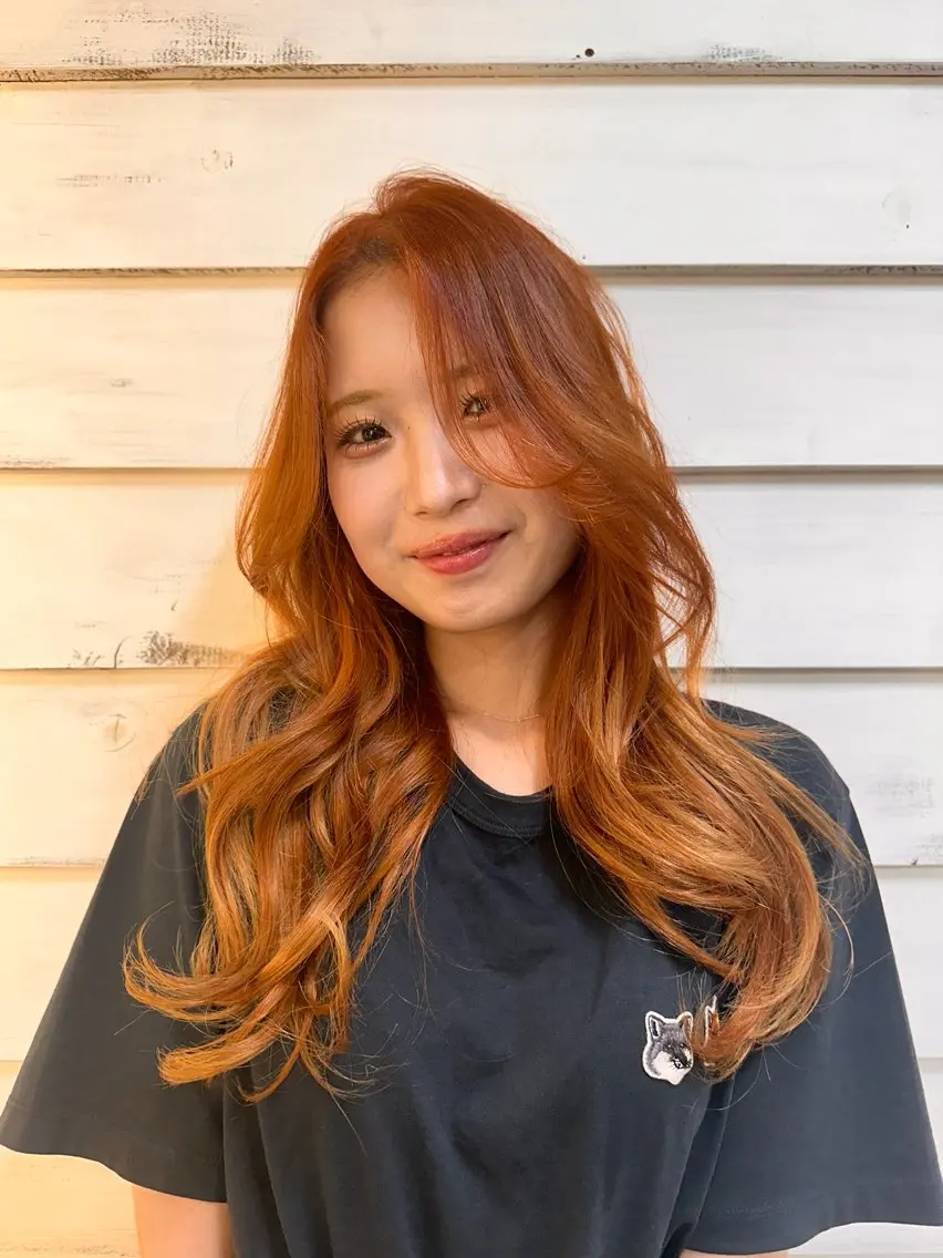 セミロング カラー ヘアカラー 櫻井 美夕のヘアスタイル