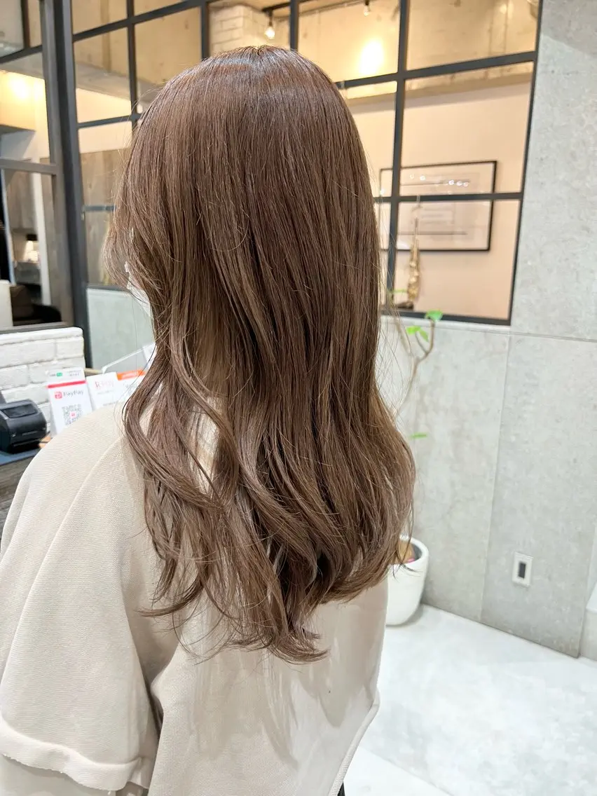 ロング カラー ベージュカラー カット ヘアカラー トリートメント 🌿ニュアンス/髪質 改善🌿Fukudaのヘアスタイル