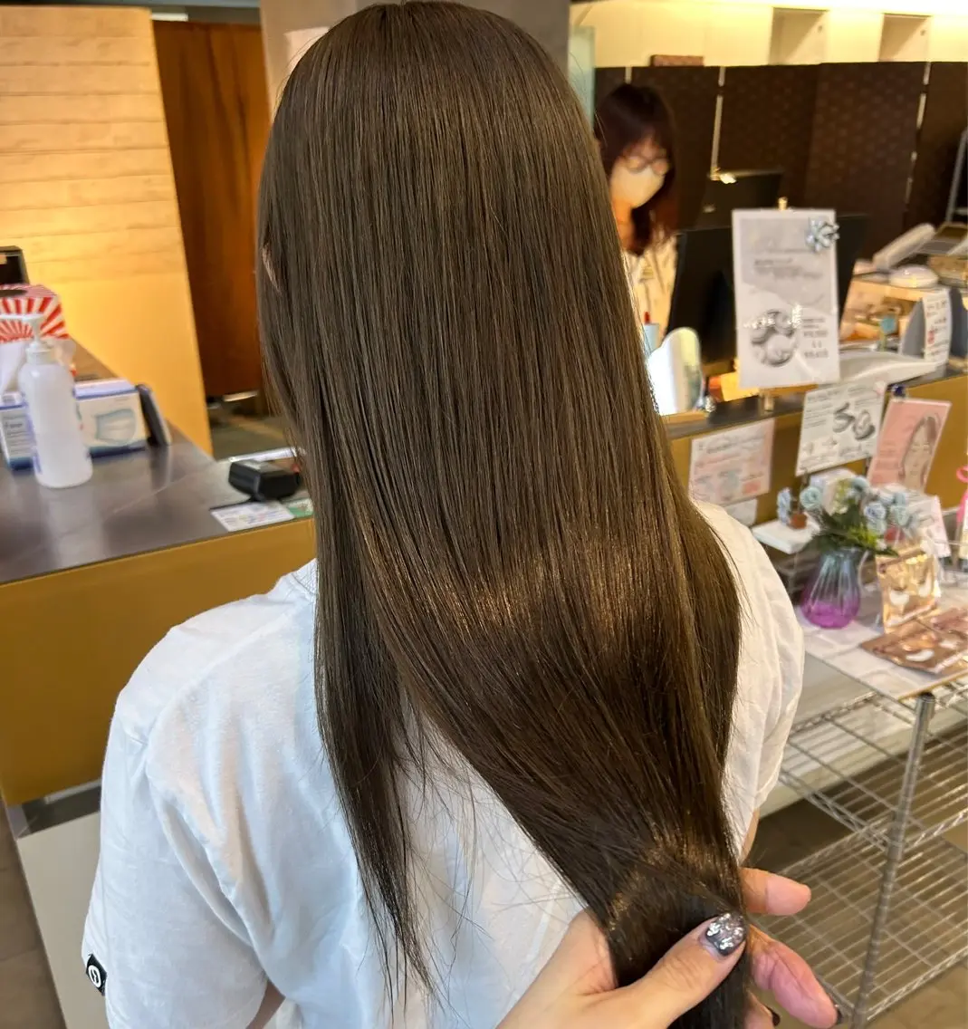 🎀髪質改善カラー+オージュアトリートメント🎀の写真