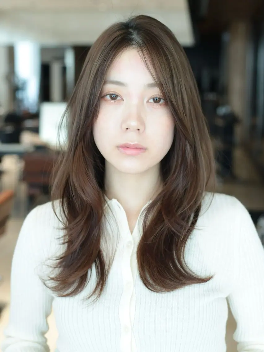ロング カラー カット ヘアカラー トリートメント 髙木美緒🌿 レイヤー/アレンジのヘアスタイル