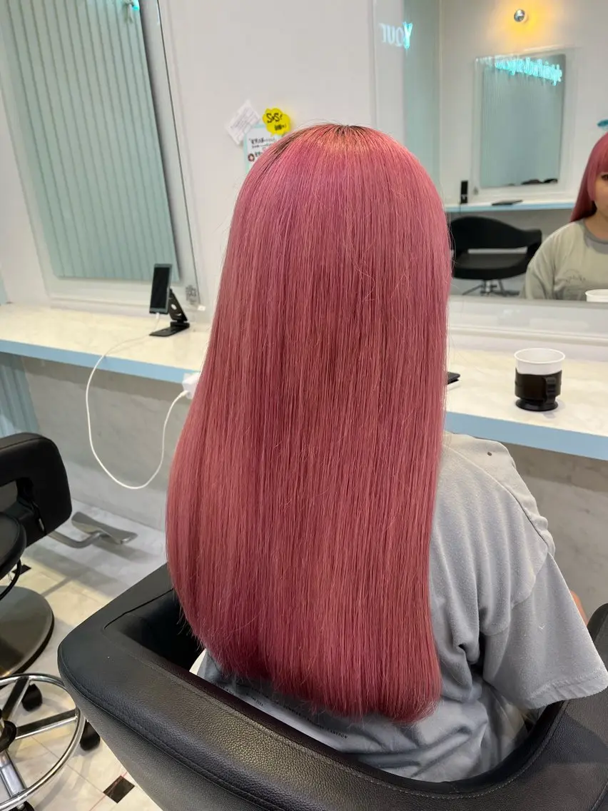 ロング カラー ヘアカラー トリートメント ブリーチカラー 🩵MIZUKIのヘアスタイル