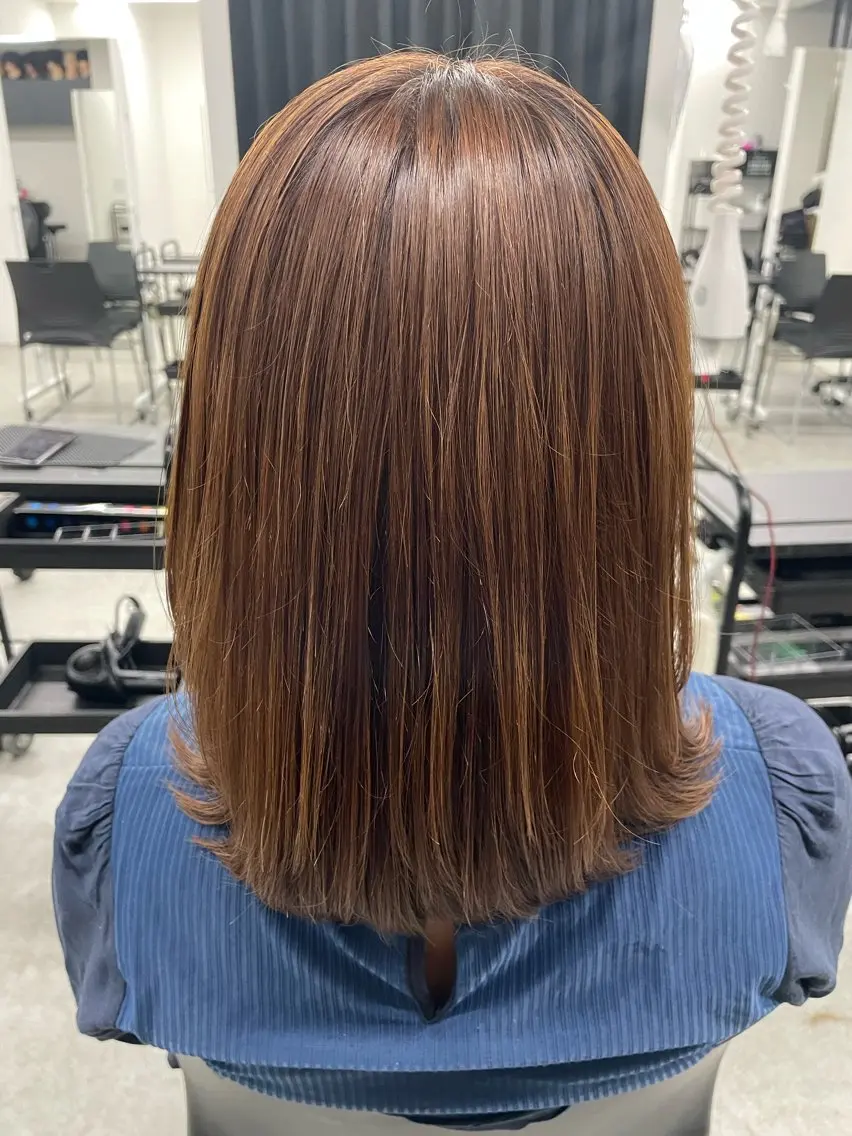 カラー natsuki💘 透明感カラー💘✨のヘアスタイル