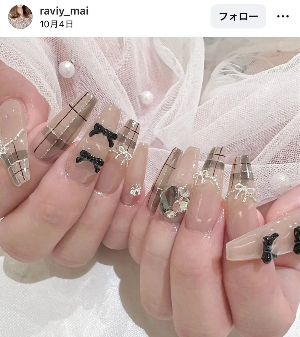 ネイル 韓国ネイル マグネットネイル 持ち込み ハンドネイル Mimi Nail_Royalのネイルデザイン