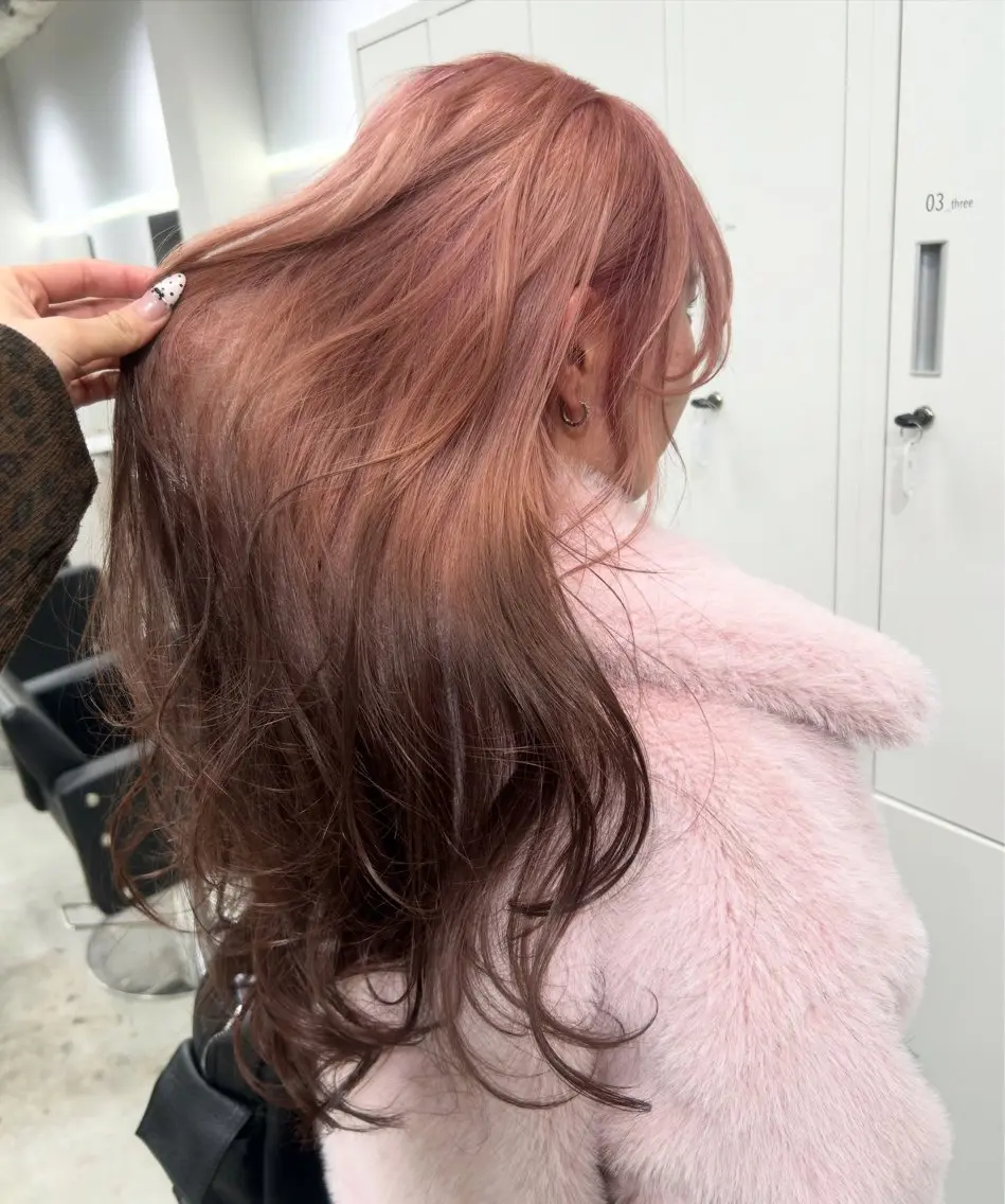 カラー ヘアカラー GiseL ハイトー ンSa_ya🎀のヘアスタイル