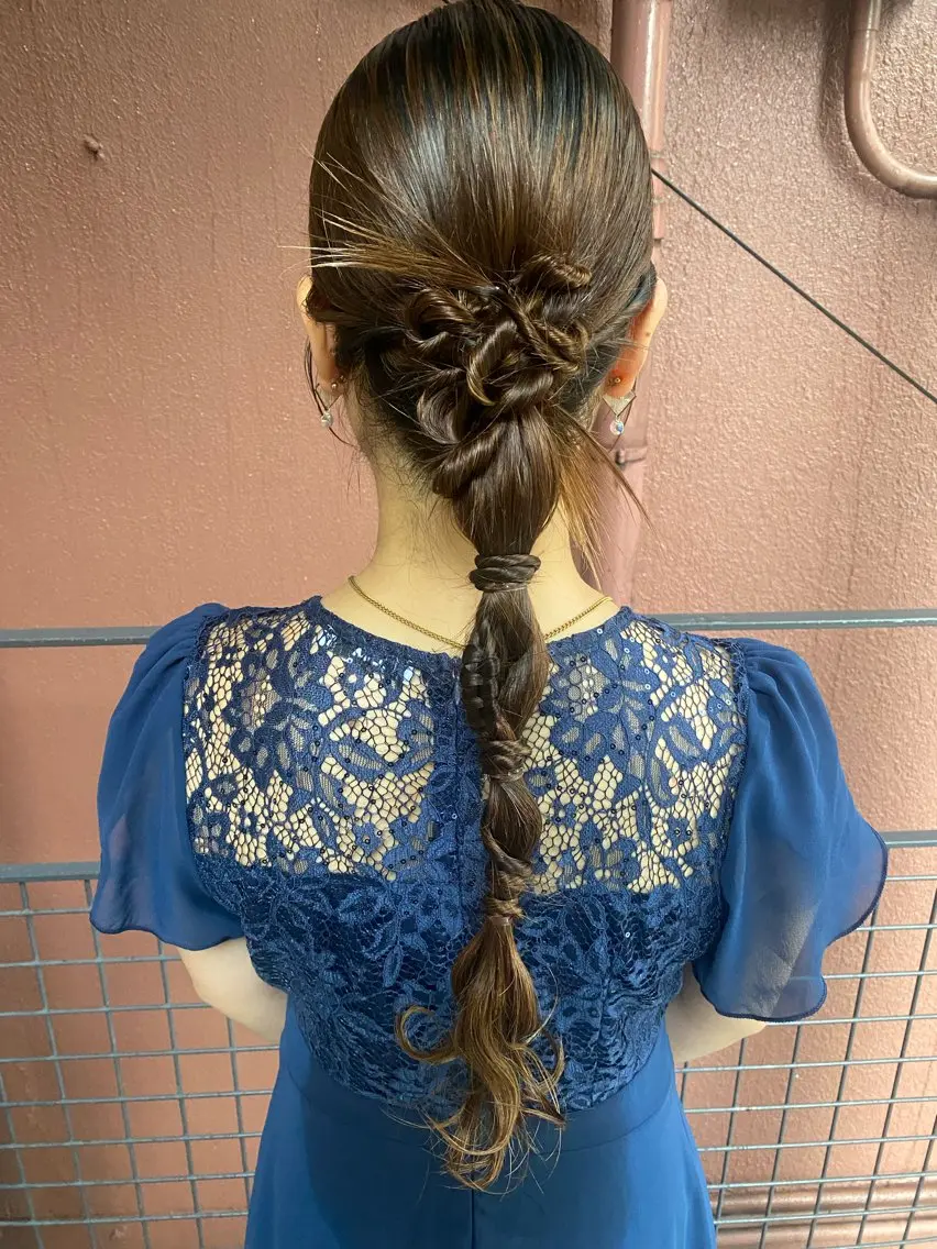 ロング ヘアアレンジ ヘアセット 【safric】 NAOのヘアスタイル