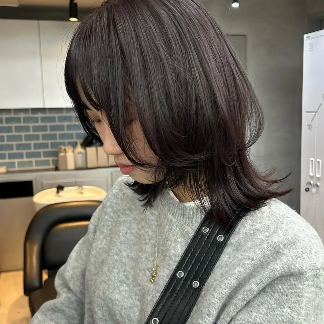 ミディアム カラー おぐらみゆう 🍎ボブ/ショートのヘアスタイル
