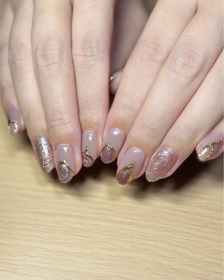 ミディアム ハンドネイル nail salon SUNKのネイルデザイン