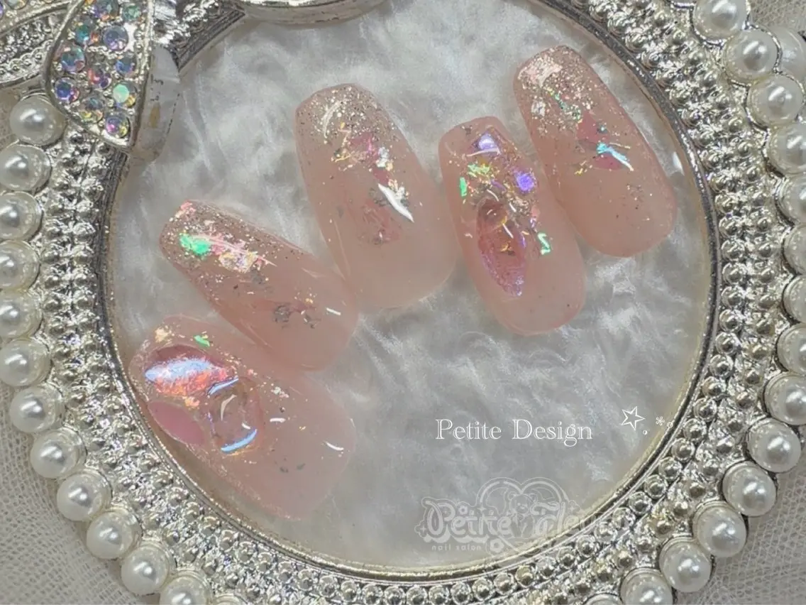 ネイル ハンドネイル ❁⃘*。Petite fleur❁⃘*りさのネイルデザイン