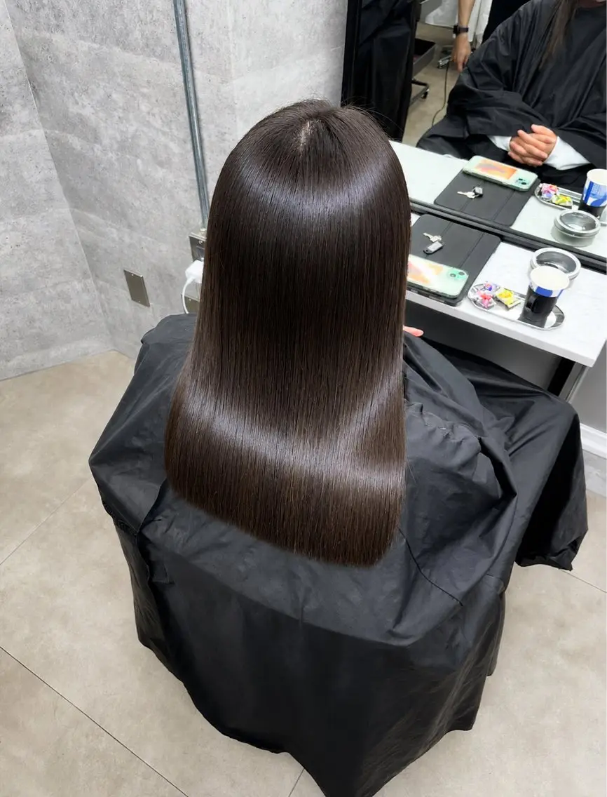 ロング くせ毛 トリートメント カット 縮毛矯正 トリートメント 🌈縮毛矯正特化 No.1 SORAのヘアスタイル