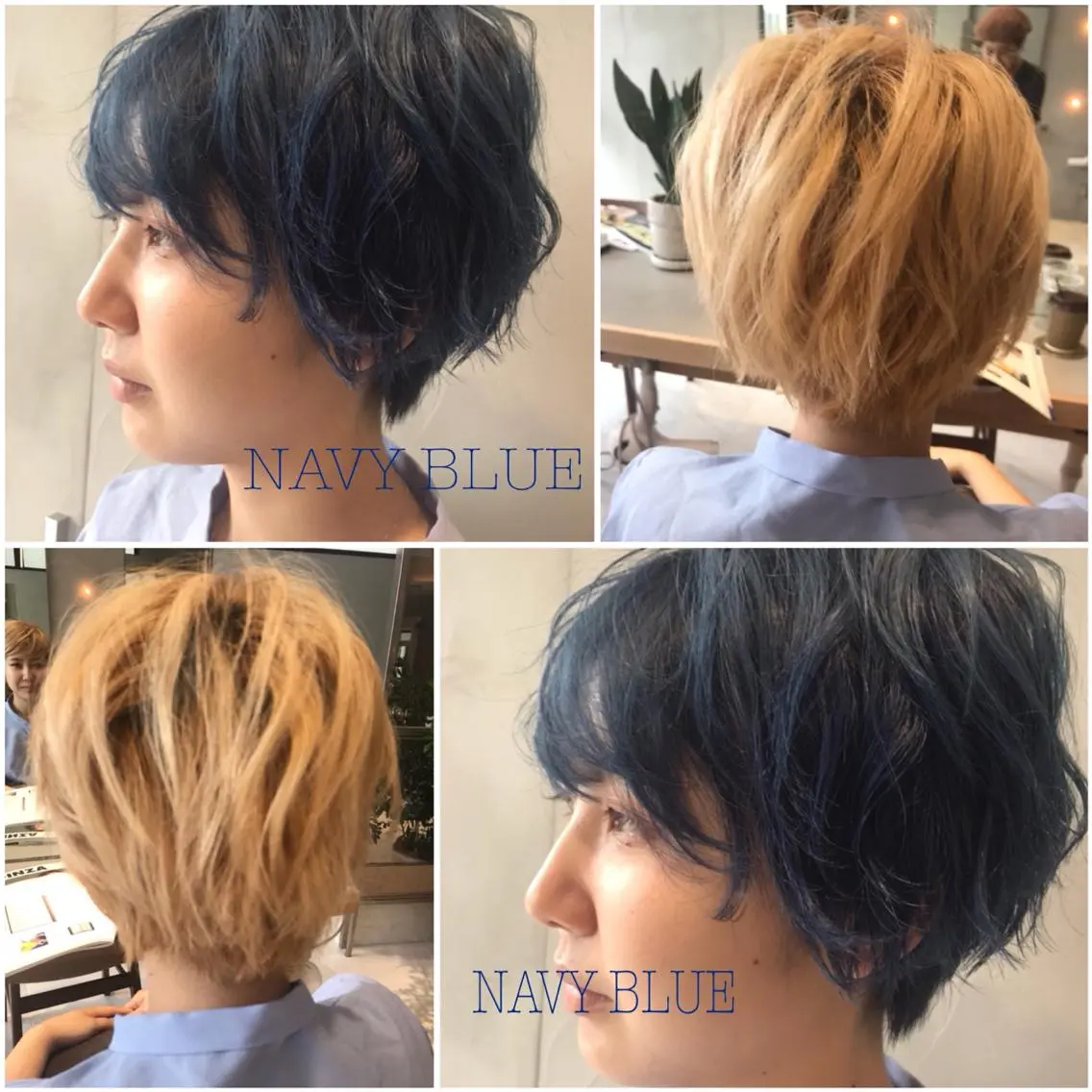 ショート カラー ブリーチ オリーブ透明感カラー 表参道/MIKUのヘアスタイル