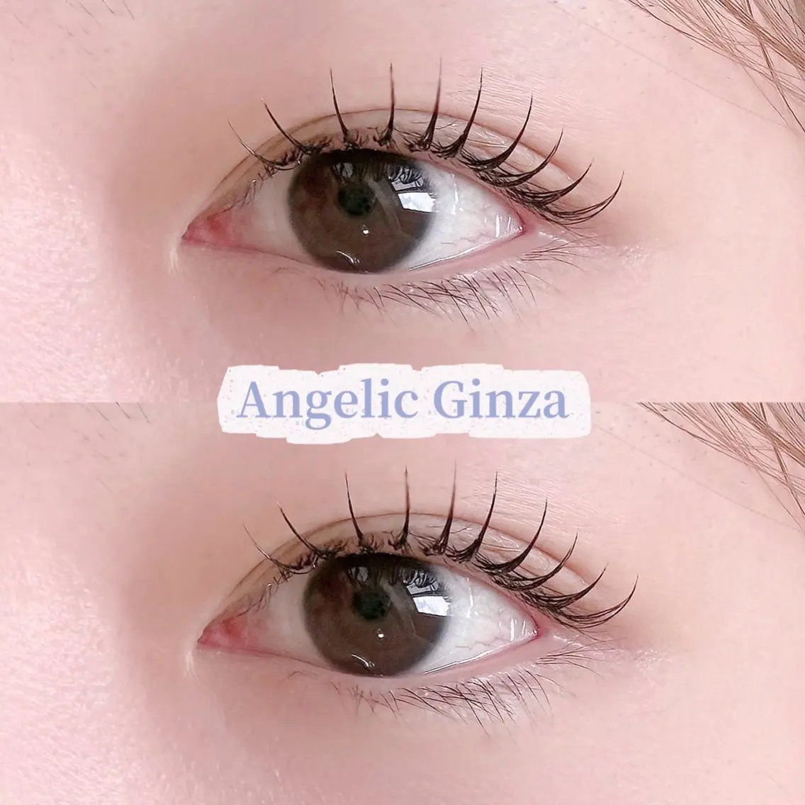 マツエク・マツパ フラットラッシュ ナチュラル マツエク Angelie nene♥🧸のマツエク・マツパデザイン