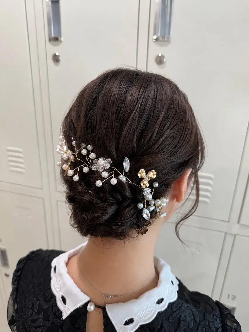 ロング ヘアセット 横浜/うるうる🌟 つやカラー🥣さくらのヘアスタイル