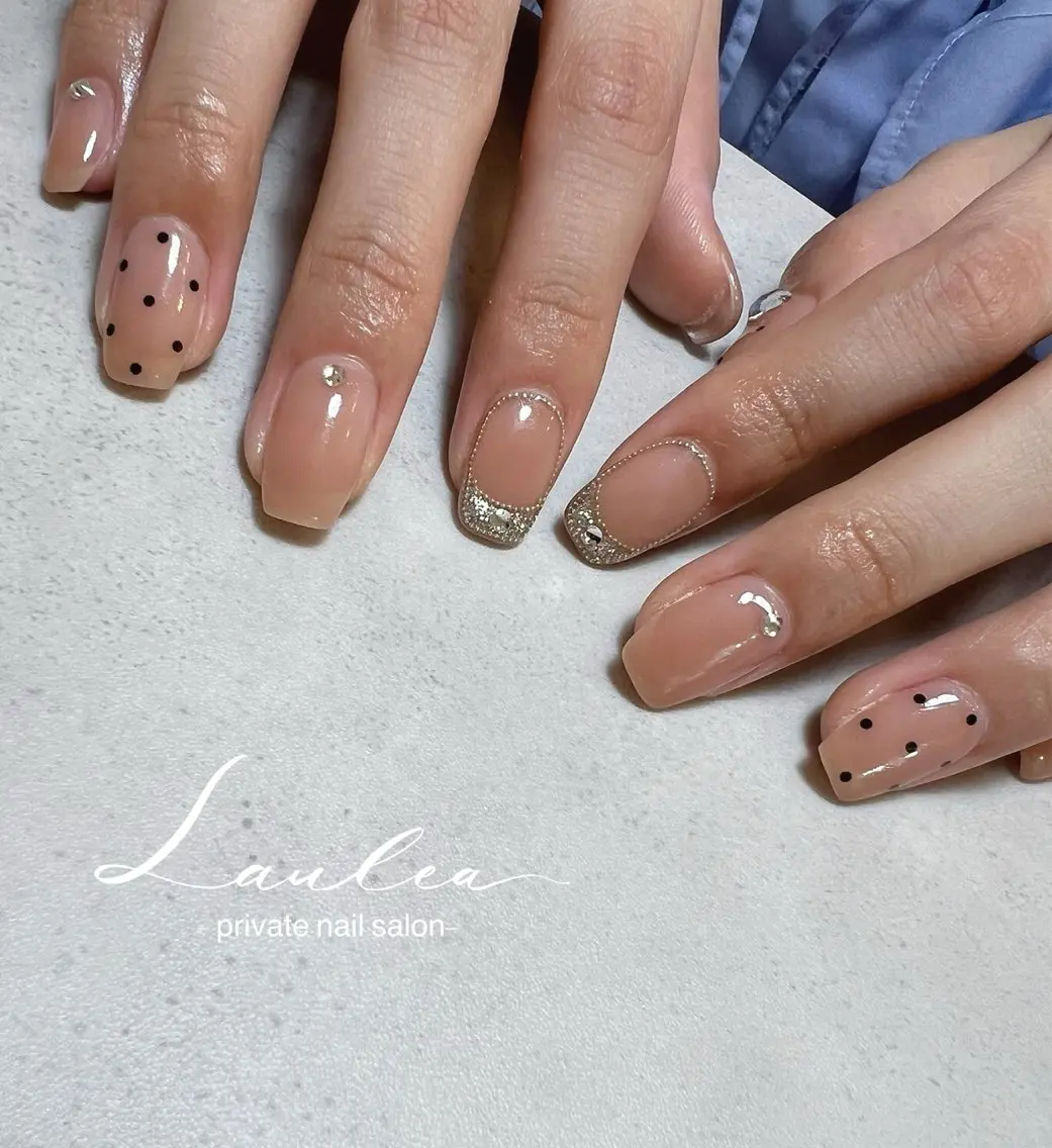 ネイル フットネイル ジェルネイル 韓国ネイル ハンドネイル nail salon Lauleaのネイルデザイン