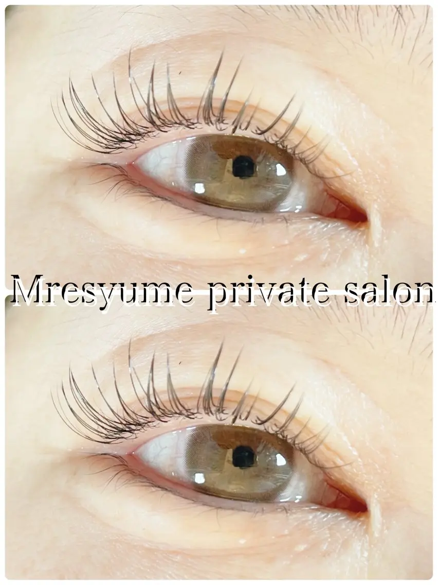 マツエク・マツパ Mresyume MAYUのマツエク・マツパデザイン