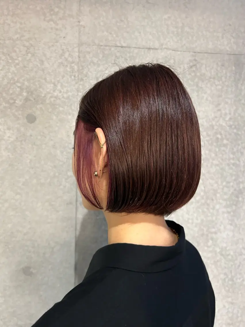 ショート 新堀 紫音のヘアスタイル