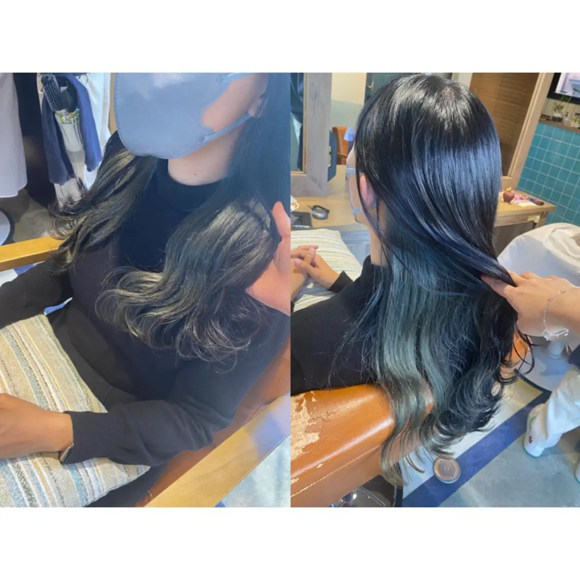 カラー グレージュ 🩵盛れる顔周りヘア EMI🩵のヘアスタイル