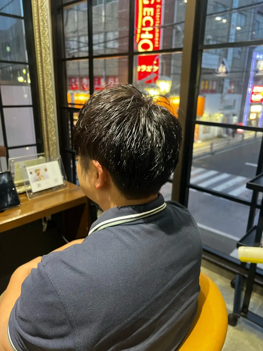 メンズ 天王町×韓国レイヤー 髪質改善 佐藤友茉のヘアスタイル