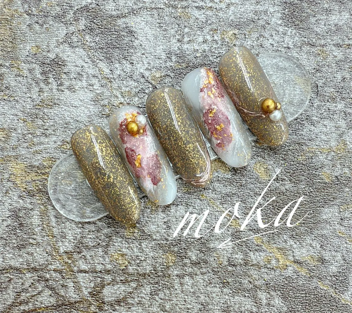 ネイル ハンドネイル ハンドケア 胡蝶蘭レディースサロ ンNailMOKAのネイルデザイン