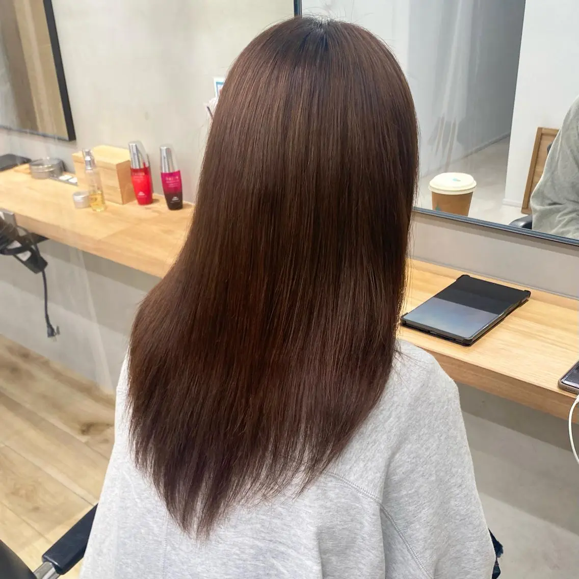 ロング カット 縮毛矯正 トリートメント noa/ 渋谷のヘアスタイル