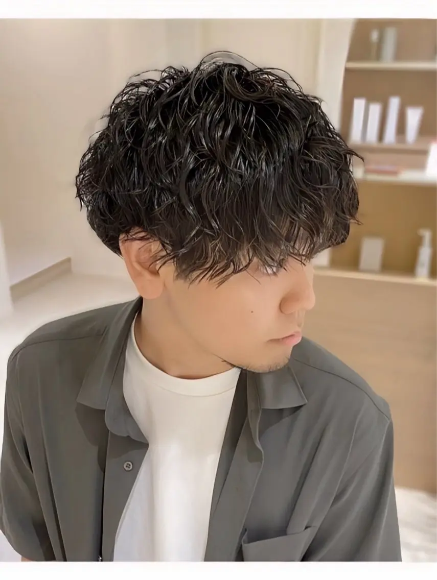 🌱19時限定🌱メンズカット➕クリームパーマの写真