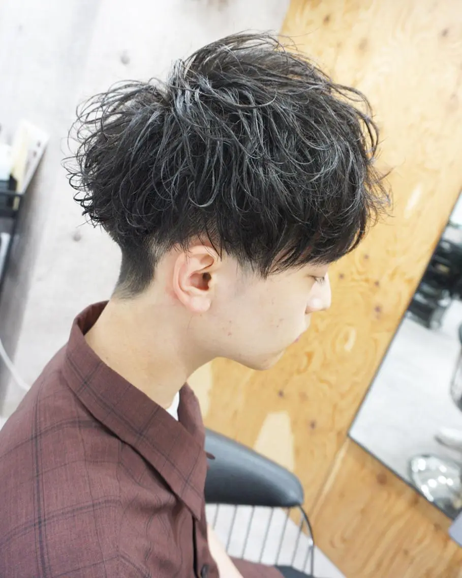 ✨シャドウパーマ・フェザーパーマ✨メンズ1番人気✨✂️カット&無造作コスメパーマ【土日祝日または3回目以降+1100】の写真