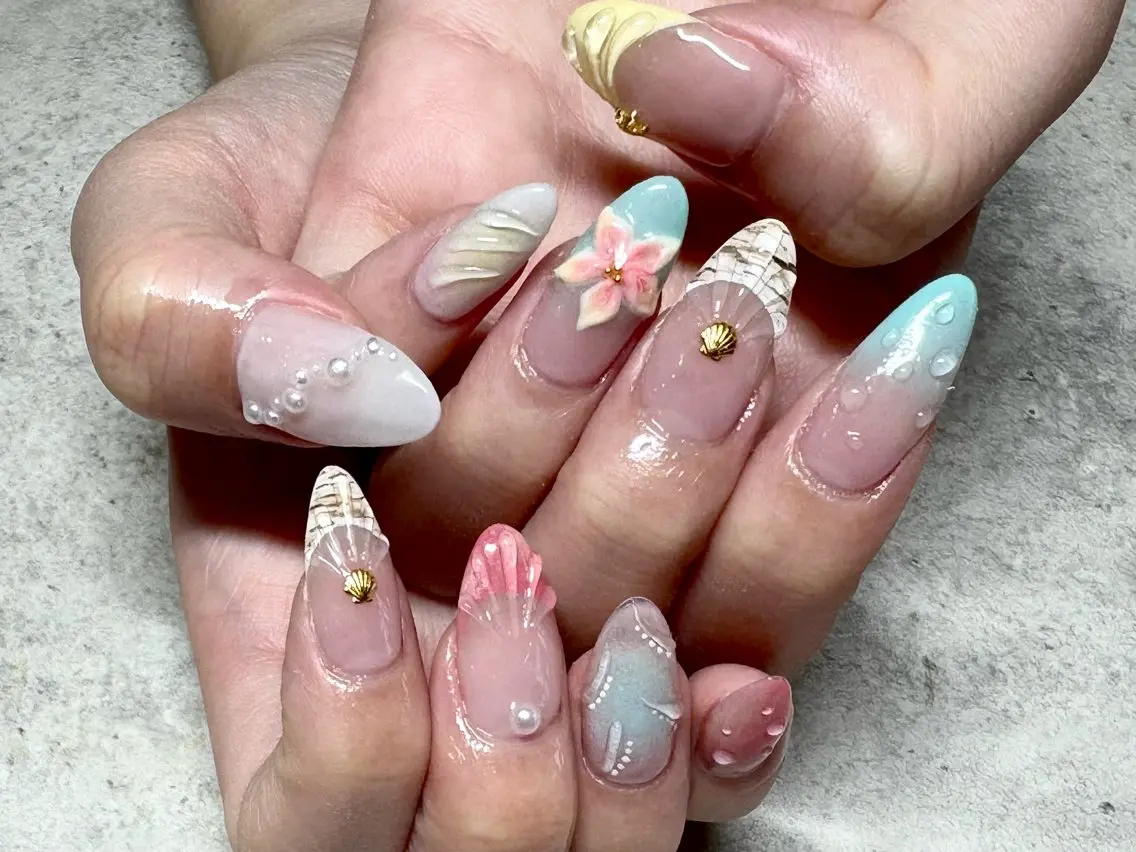 ネイル ハンドネイル sudo ⭐︎のネイルデザイン