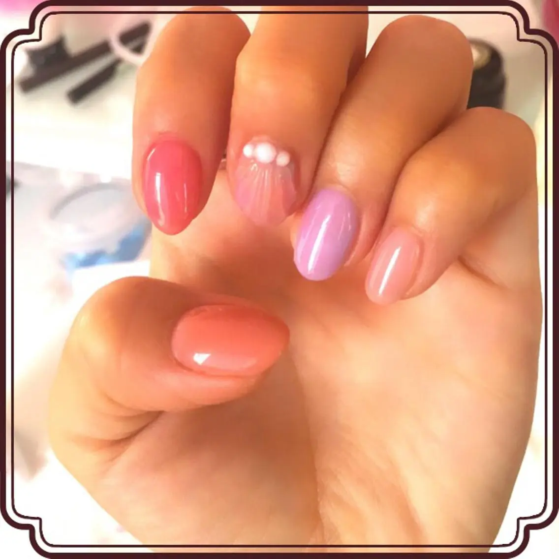 ネイル ワンカラーネイル Era nailのネイルデザイン