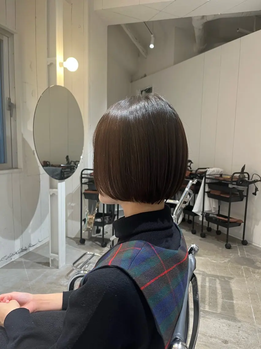 ショート ボブ 川口 祐弥のヘアスタイル