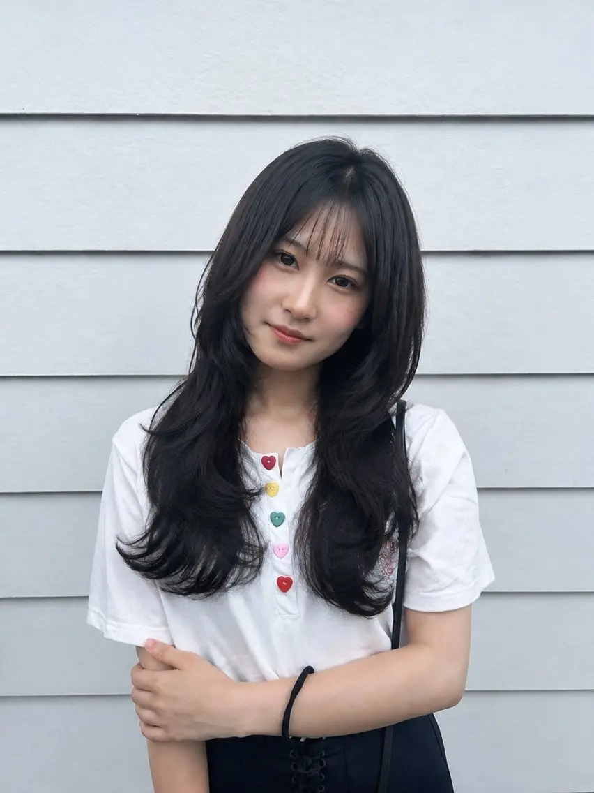 ロング wakana ／カノエ乃木店のヘアスタイル