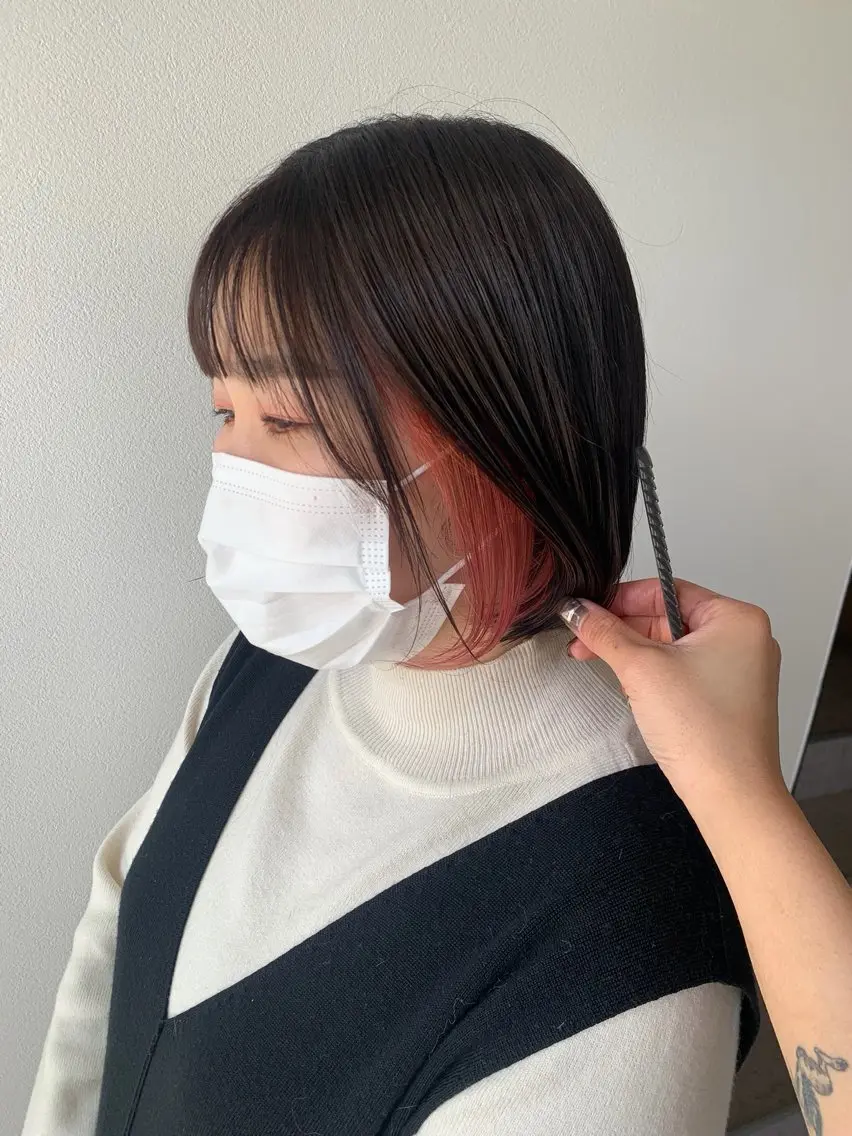 ショート カラー カット ヘアカラー トリートメント SHIINA シイナのヘアスタイル