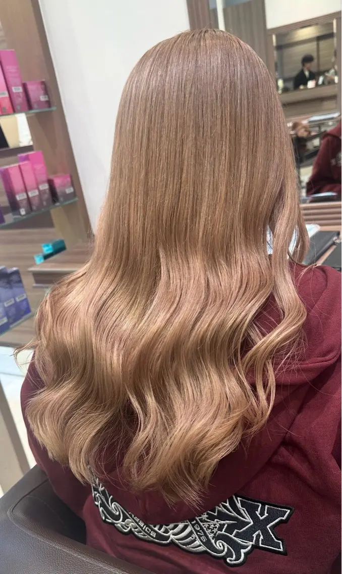 セミロング カラー カット ヘアカラー トリートメント ブリーチ🎨デザイン カラー/れいじ🩶のヘアスタイル