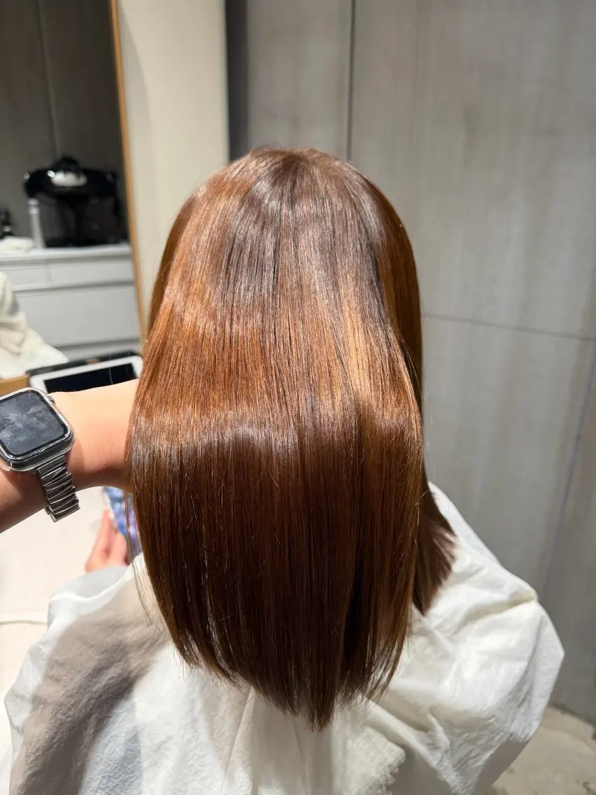 縮毛矯正 加賀美 幸乃のヘアスタイル