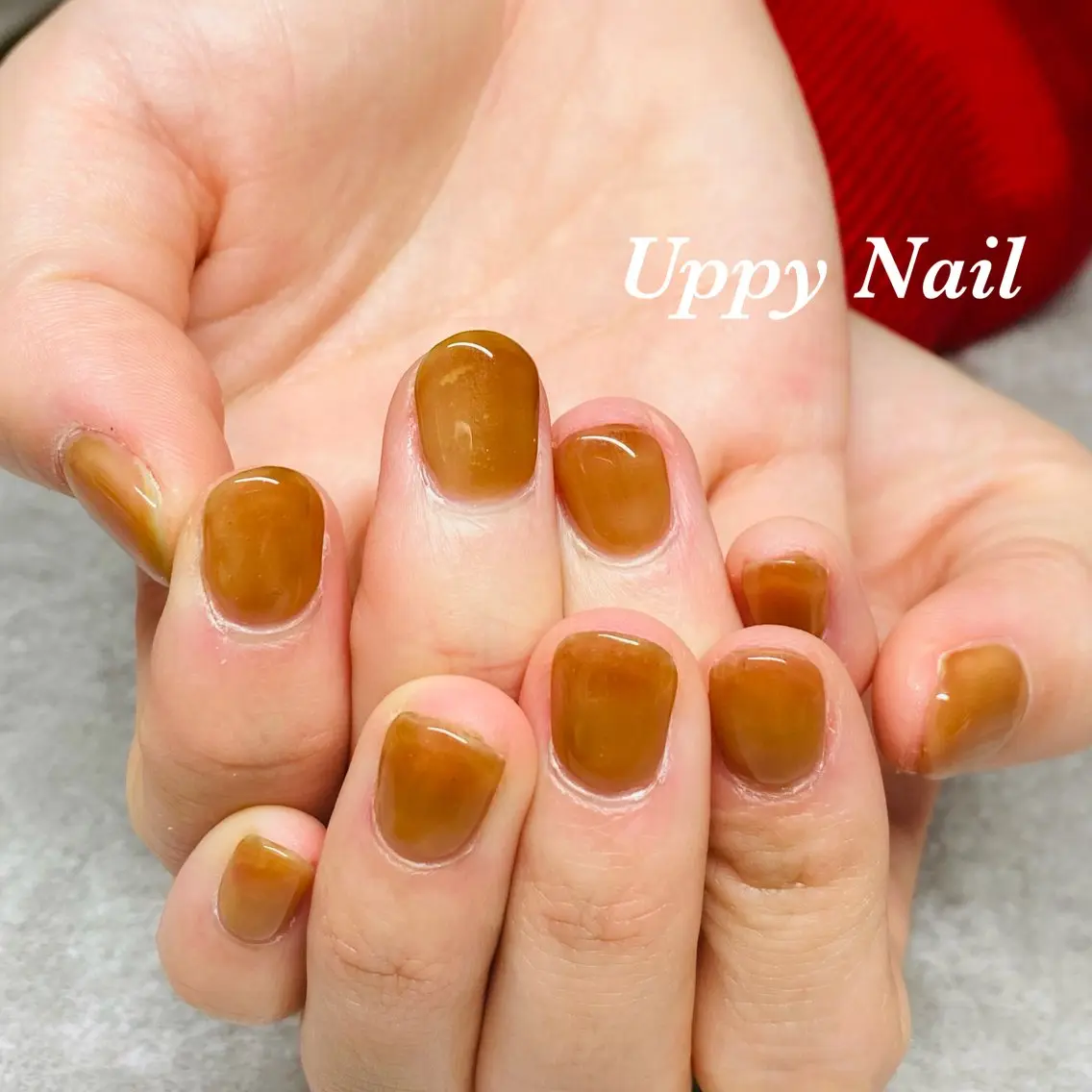 ネイル ワンカラーネイル ハンドネイル Uppy Nail ukyoのネイルデザイン