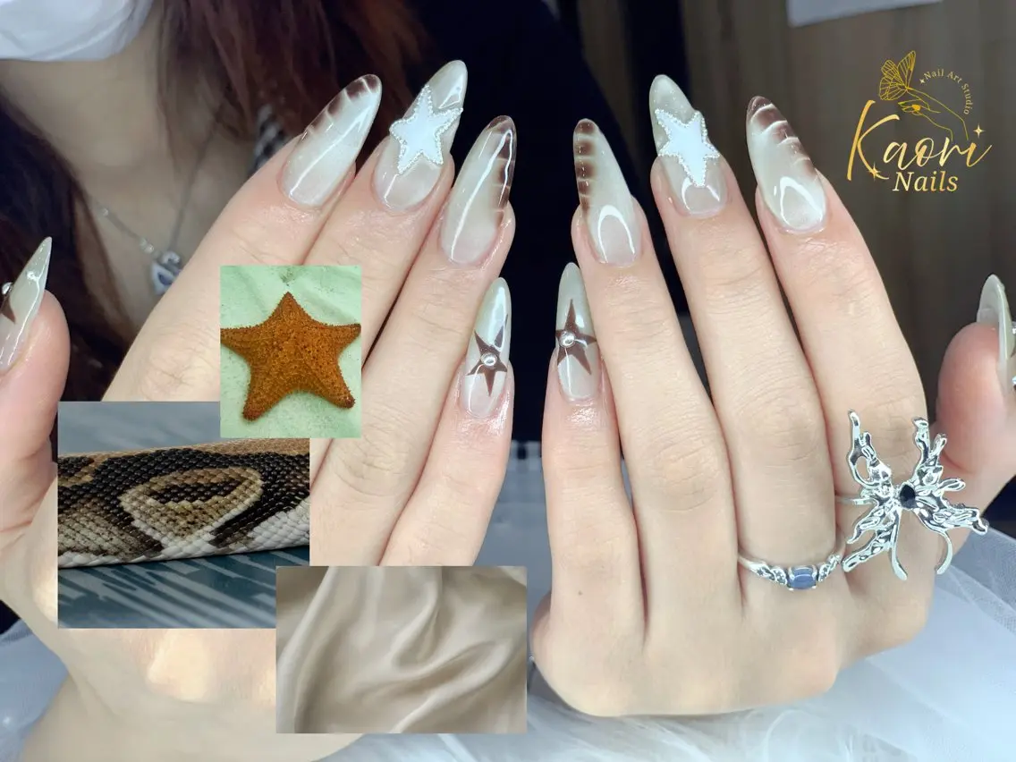 ネイル スクエアネイル 冬ネイル Kaori Nailのネイルデザイン