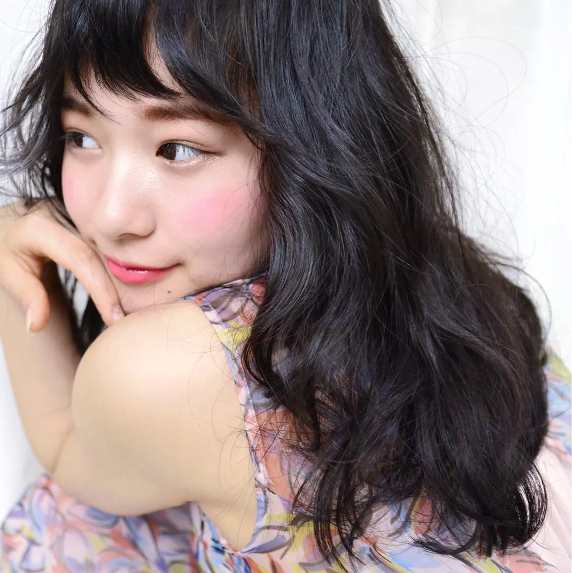 ロング パーマ 花井 啓好のヘアスタイル