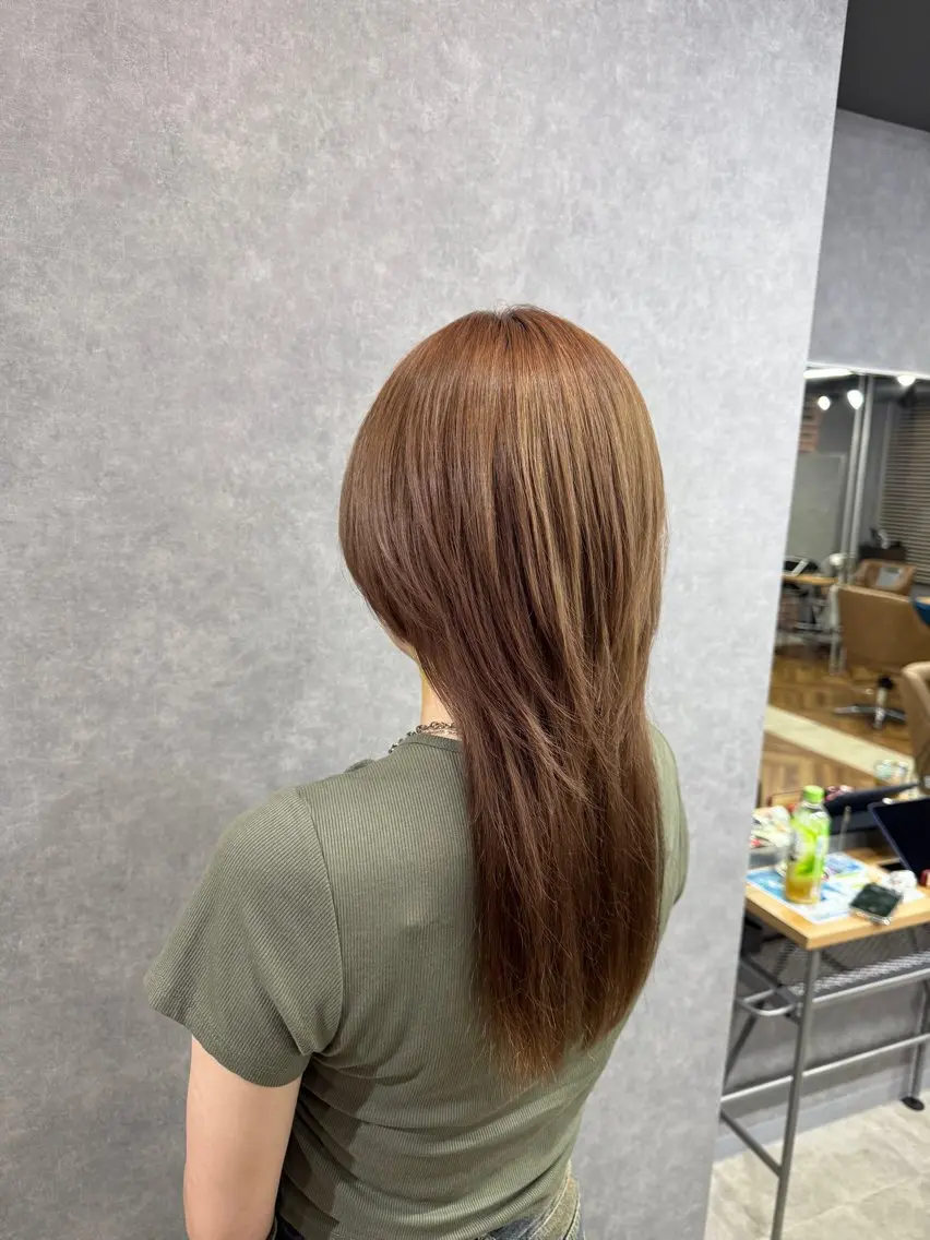 ロング レイヤーカット ショートカット✨ 金子明日香のヘアスタイル