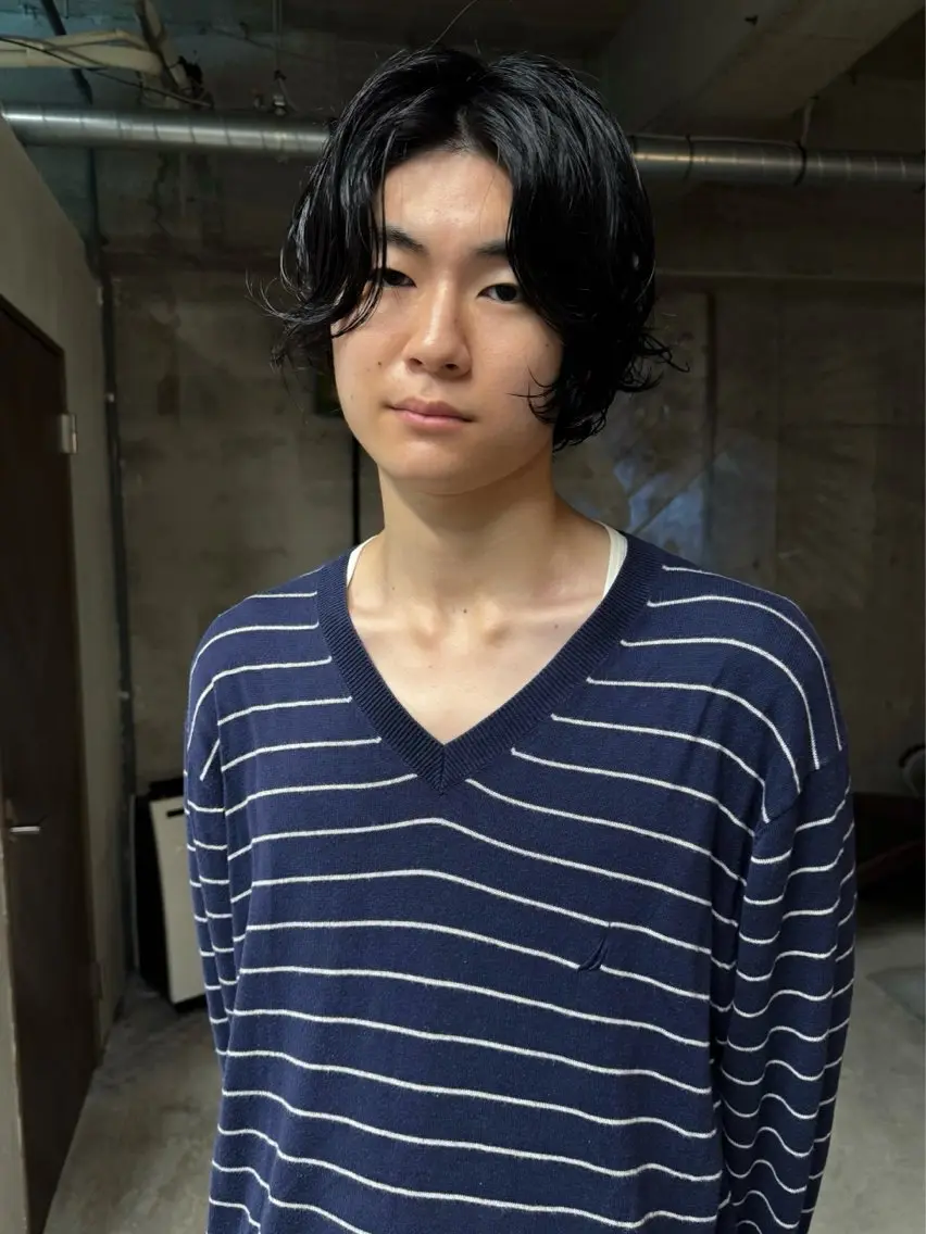 ショート パーマ メンズ カット パーマ メンズパーマ/矢場町 /NODE 下村透依のヘアスタイル
