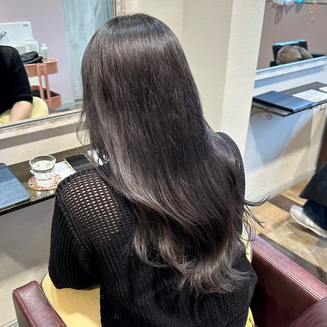 ロング カラー 柔らかいbeige ¦韓国¦🩰マユ🩰のヘアスタイル
