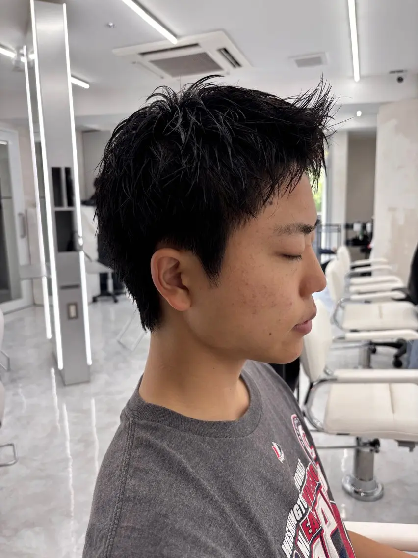 ショート ショートヘア カット トリートメント ヘアセット 豊崎 佑輔のヘアスタイル