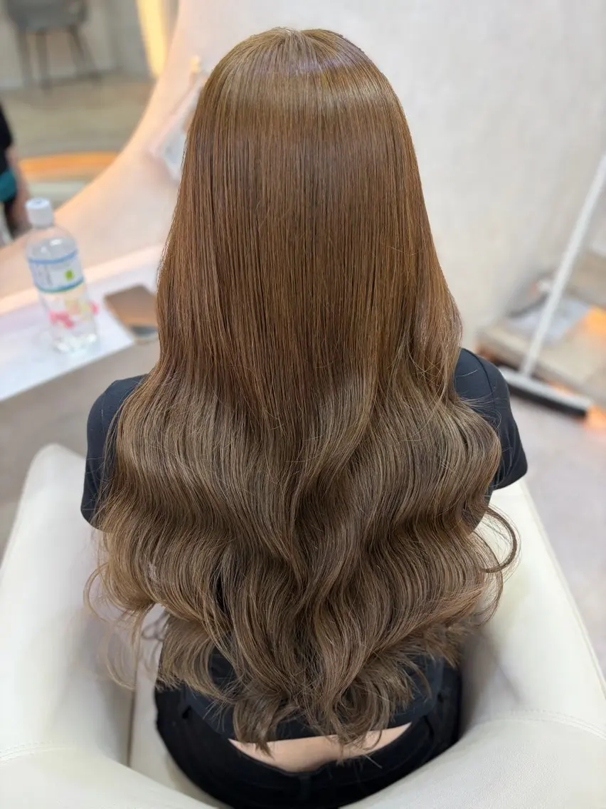 ロング ヘアカラー 🎀🪄︎︎Rui ♡ワンホン/レイヤーのヘアスタイル