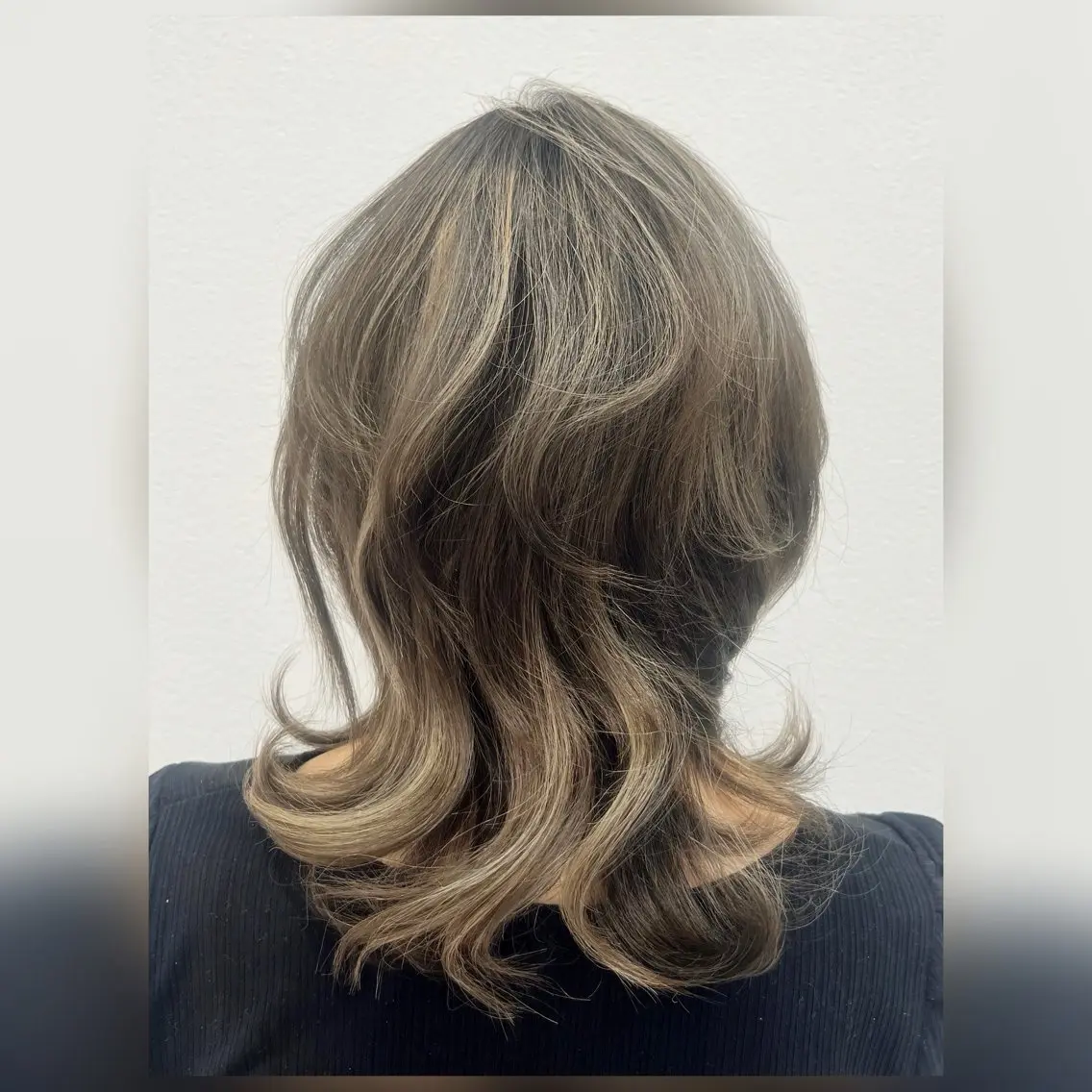 ミディアム カラー カット ヘアカラー 東出 レイ🕊のヘアスタイル
