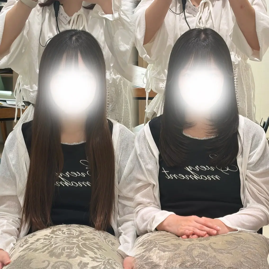 ロング カット ヘアカラー トリートメント レイヤーカット/ 髪質改善💘Ainaのヘアスタイル