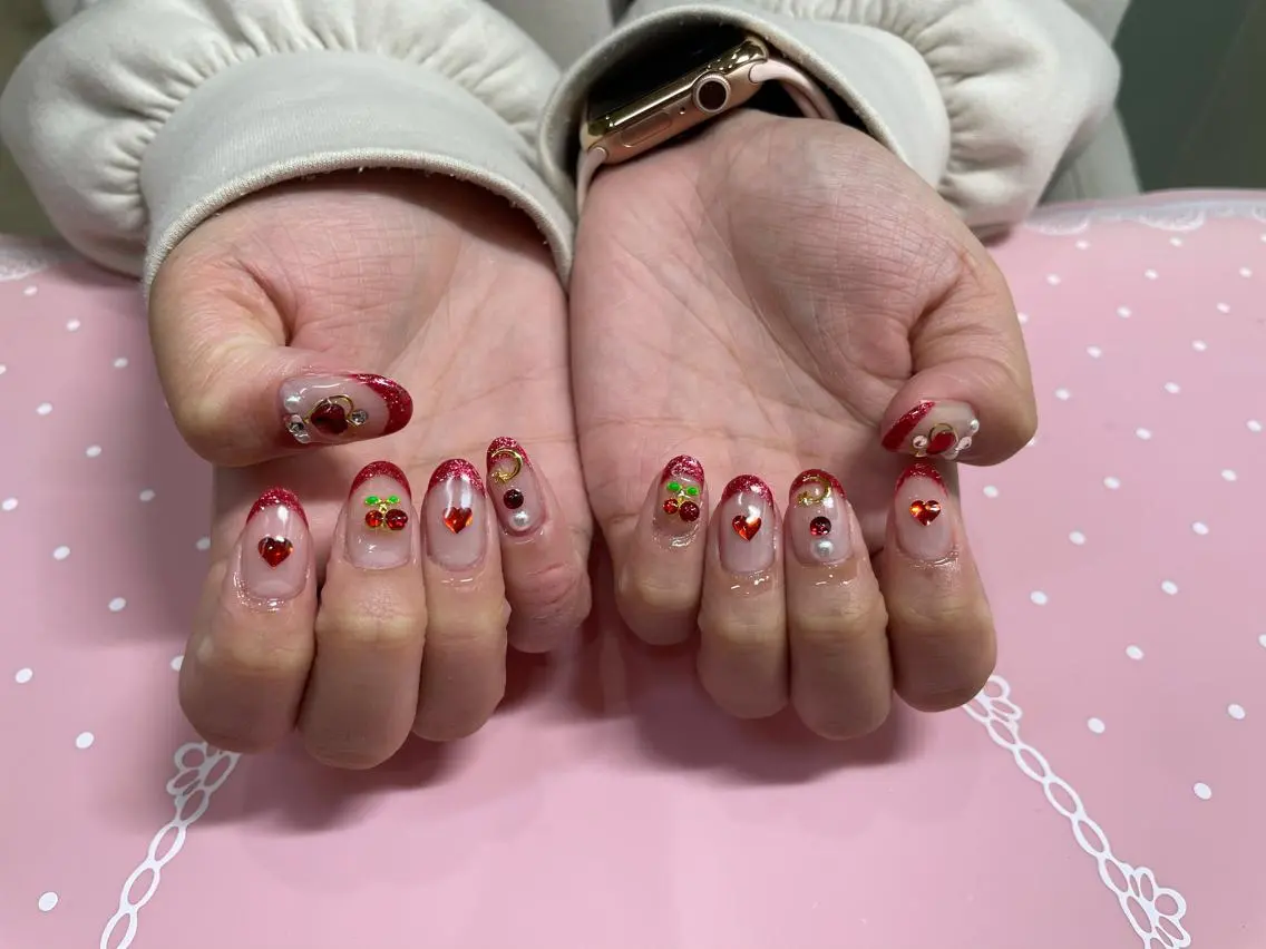 ショート ネイル フレンチネイル ハンドネイル 《LB》ラブリエ Nail&eyeのマツエク・マツパデザイン