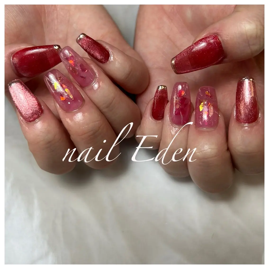 ネイル 持ち込み Eden ♾️のネイルデザイン